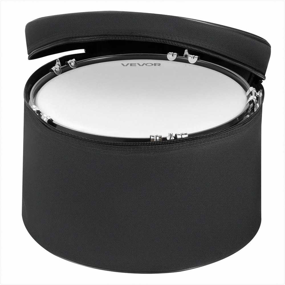 Būgnų dėklų rinkinys apsaugai kelionėje, 5 dalių paminkštintų būgnų dėklų rinkinys su vandeniui atspariu 600D audiniu, lengvomis nešiojimo rankenomis ir diržų per petį galimybėmis