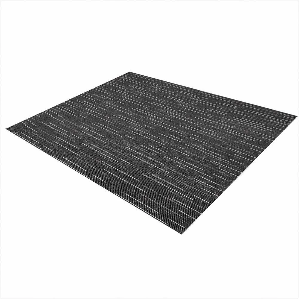 Daugkartinio naudojimo kiliminės plytelės 610x610 mm, skirtos vidaus patalpoms, svetainei, miegamajam, biurui, minkštas paminkštintas modulinis kilimas, pilka, moduliniai kiliminiai kvadratai, grindų plytelės, vidaus kiliminės plytelės