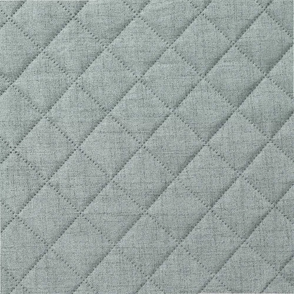 Eurofirany Dekoratyvinė lininė lovatiesė, mėtų žalios spalvos, 170x210 cm, dygsniuota lovos užtiesalas, minkšta poliesterio lovatiesė miegamajam Lovatiesė