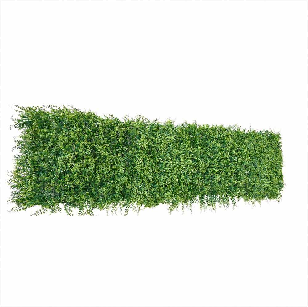 Dirbtinių augalų sienų plokštės privatumo gyvatvorei, karpomas buksmedžio fonas, mažai priežiūros reikalaujanti sodo uždanga, 12 dalių dirbtinės gyvatvorės tvora