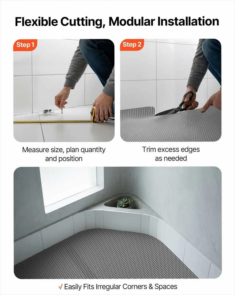 VEVOR vandeniui atspari PVC grindų danga 90x500 cm