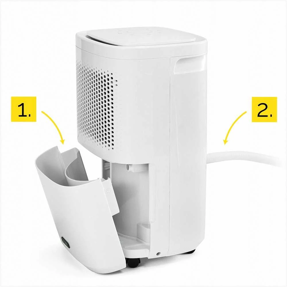 Dryo Automatinis oro sausintuvas 12L 24h namams ir skalbinių džiovinimui, tylus „trys viename“ sausintuvas su oro gryninimu ir aromaterapija, 12L drėgmės surinkėjas, 40m2 oro džiovintuvas, išmanus Wi-Fi drėgmės sugėriklis