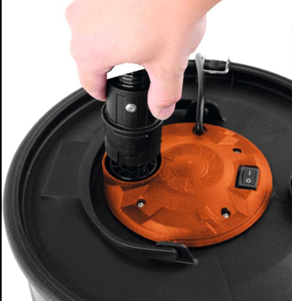 Dulkių siurblys Pelenų siurblys židiniui ir kepsninei, su HEPA filtru, 18L pelenų siurblys, 800W pelenų siurblys, židinio pelenų siurblys