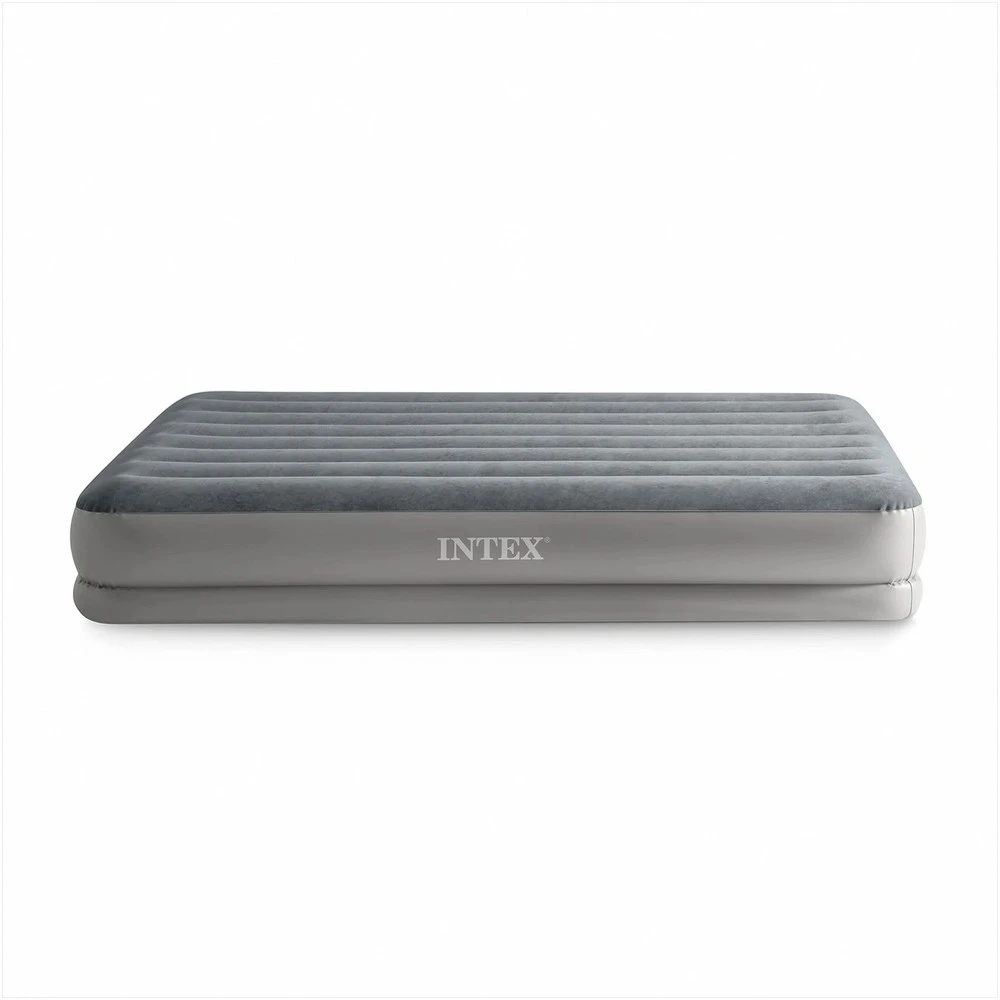 INTEX pripučiamas čiužinys 203x152x30 cm su integruota elektrine pompa 64114