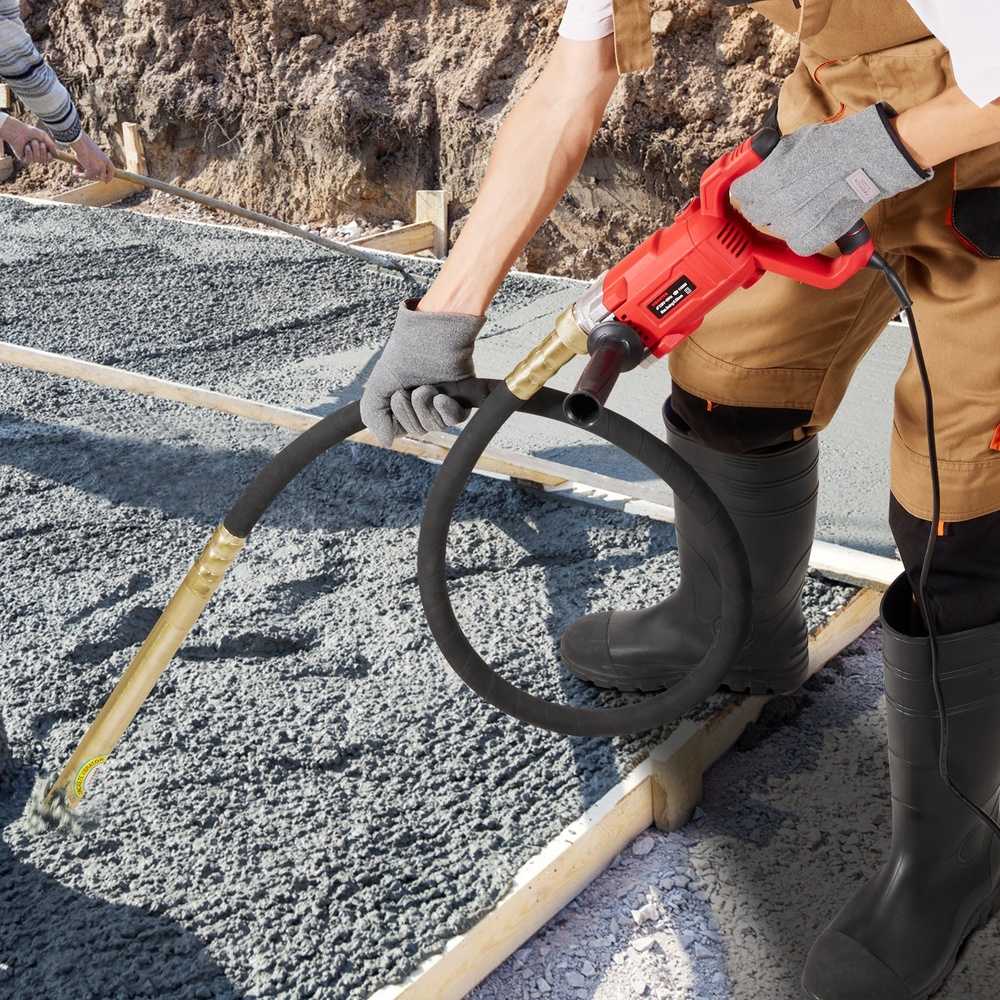Elektrinis betono vibratorius su 2 metrų velenu, 960 W oro burbuliukų valiklis, rankinis betono vibratorius, betono vibratoriaus įrankis