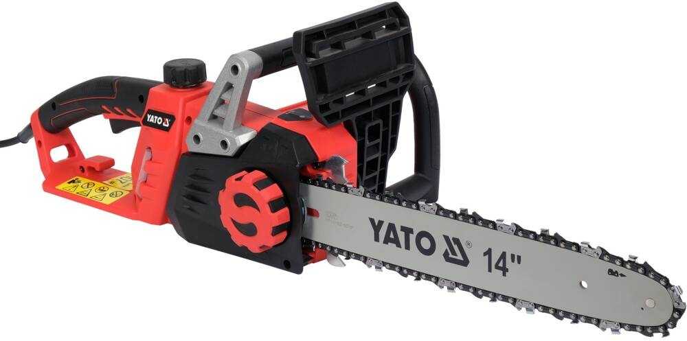 Yato Elektrinis grandininis pjūklas 35 cm, 1600 W, su automatiniu grandinės tepimu, elektrinis grandininis pjūklas, buitinis grandininis pjūklas