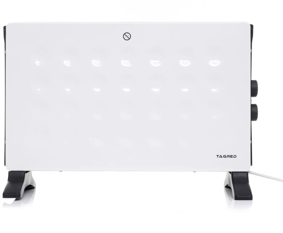 Elektrinis konvekcinis šildytuvas, 2000W, reguliuojamas termostatas, nešiojamas kambario šildytuvas, apsauga nuo užšalimo, namų ir biuro šildymas