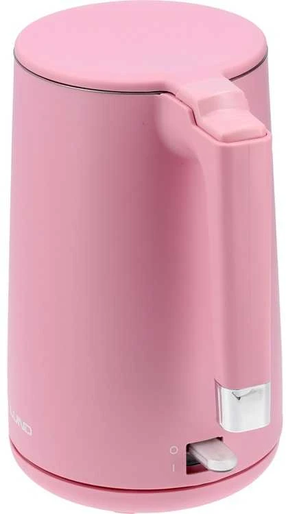 Elektrinis virdulys 1,5 l, vėsus paviršius, 2200 W, rožinis virdulys, belaidis virdulys