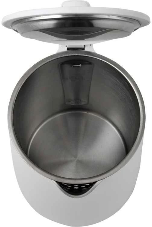 Elektrinis virdulys 1.5L, vėsus paviršius, 2200W, greitas vandens virimas, baltas virdulys