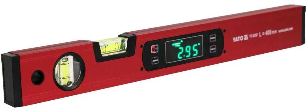 Elektroninis gulsčiukas 400 mm, magnetinis, skaitmeninis gulsčiukas, kampo matavimo įrankis