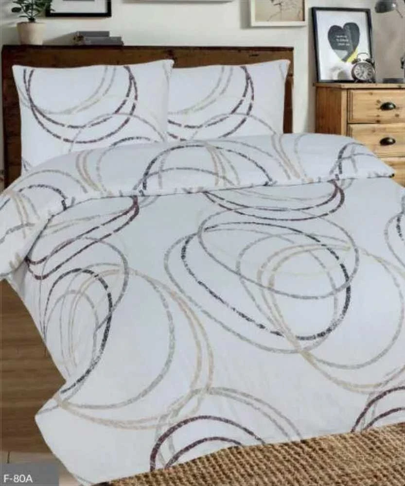 Matex Flanelinės patalynės komplektas 220x200 cm, 100% medvilnė, šilta ir minkšta, geometrinis raštas, antklodės ir pagalvių užvalkalai, žieminė patalynė