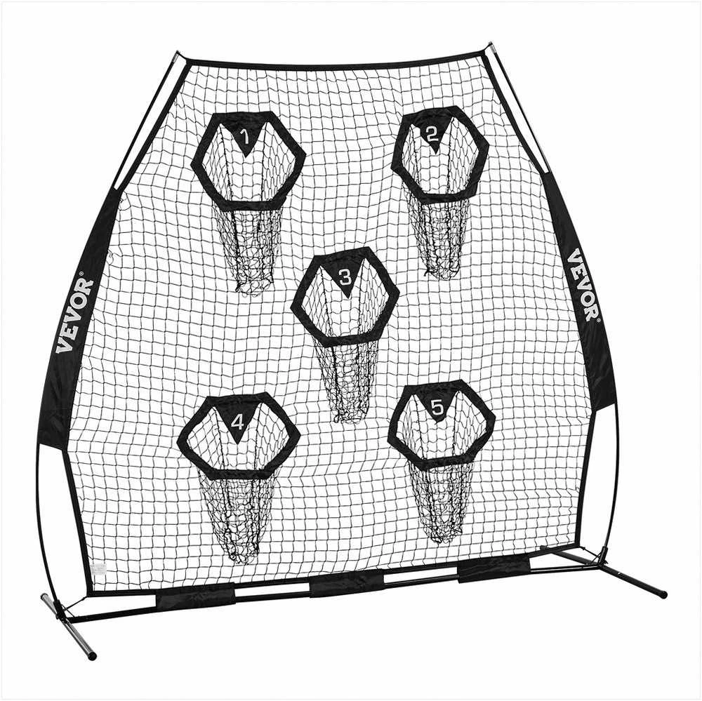 VEVOR Futbolo treniruoklis su taikinių tinklu 2134 mm