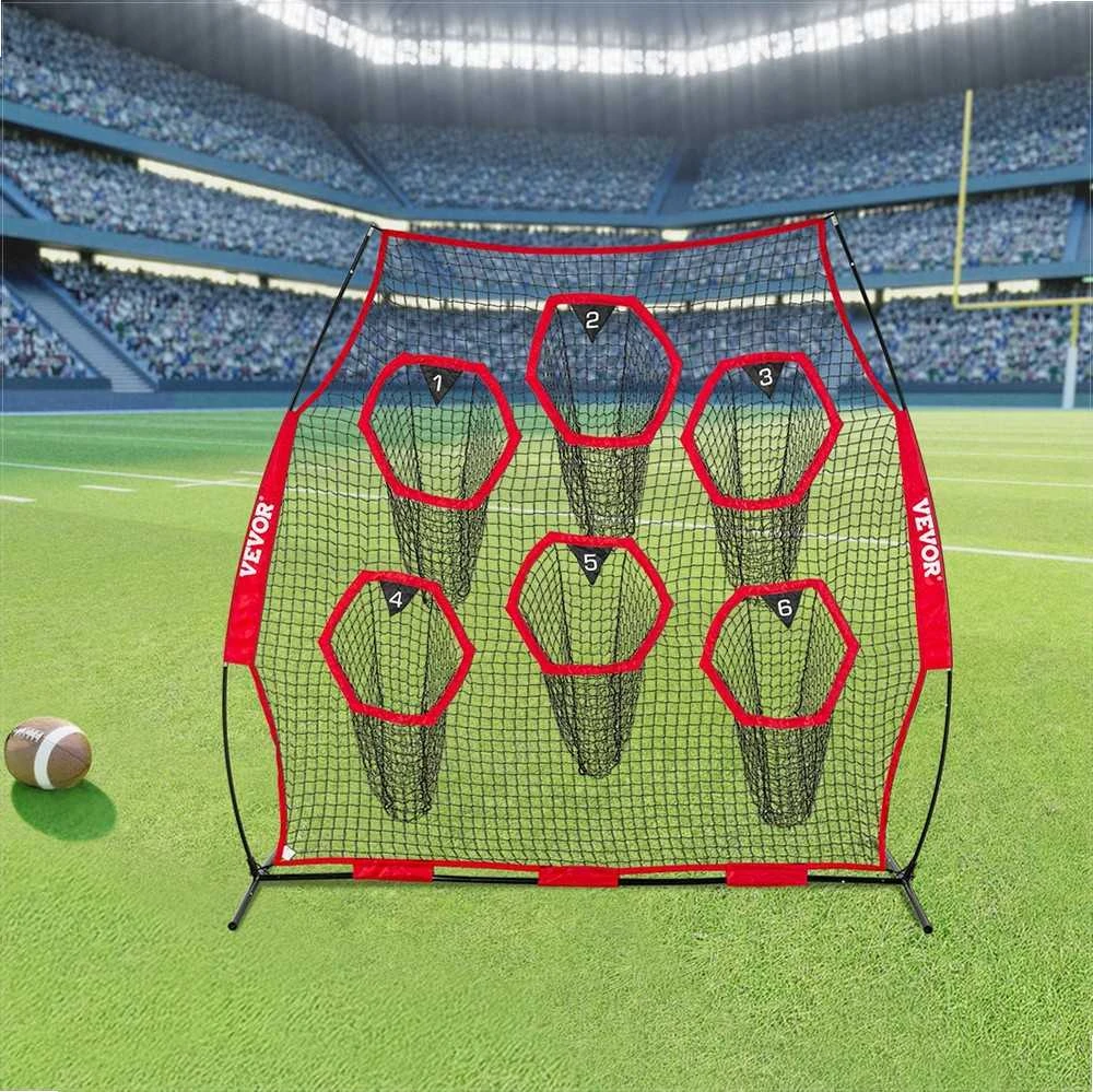 Futbolo treniruočių metimo tinklas, pagerinkite įžaidėjo metimo tikslumą, ypač didelis taikinio plotas, didelio tankio tinklelis, nešiojamas treniruočių tinklas, futbolo treniruočių tinklas, įžaidėjo treniruočių tinklas, metimo taikinio tinklas