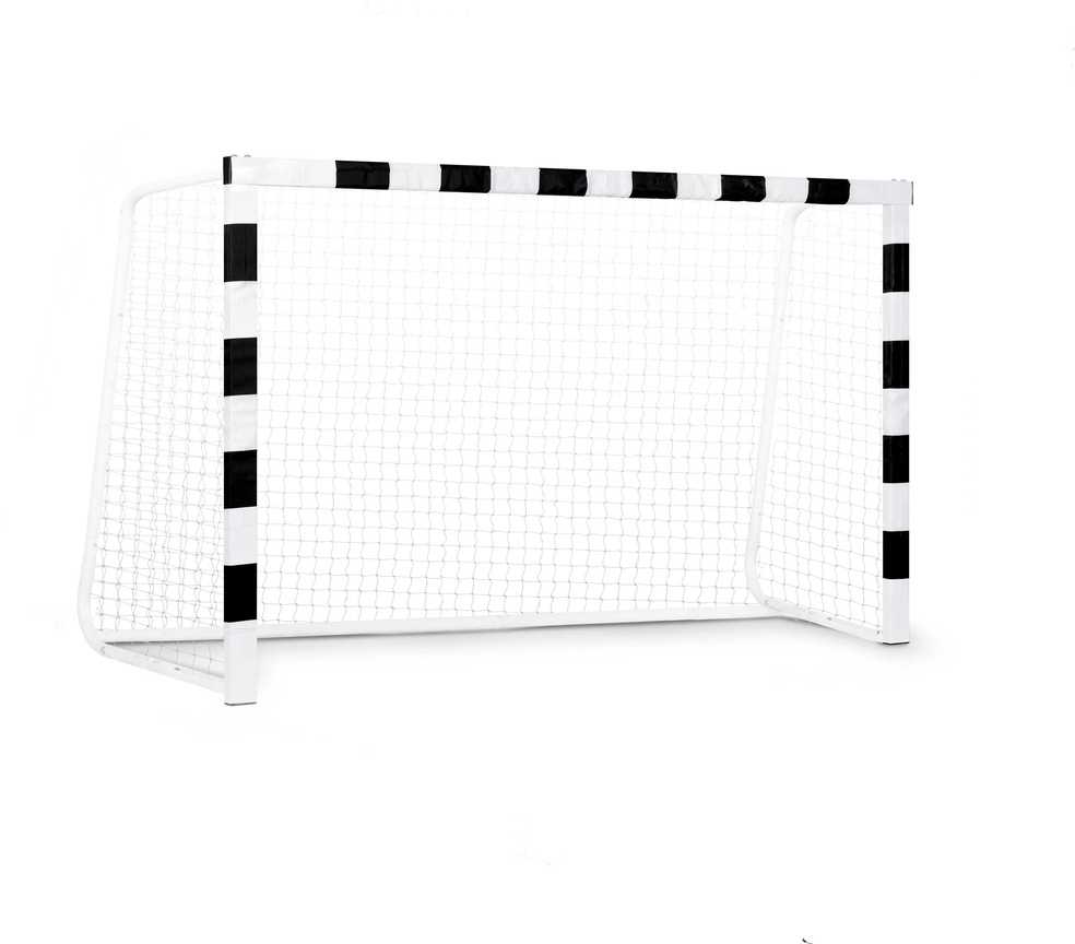 Futbolo vartai 180x120x60 cm, su patvariu tinklu, lengvai surenkami futbolo vartai, lauko futbolo vartai