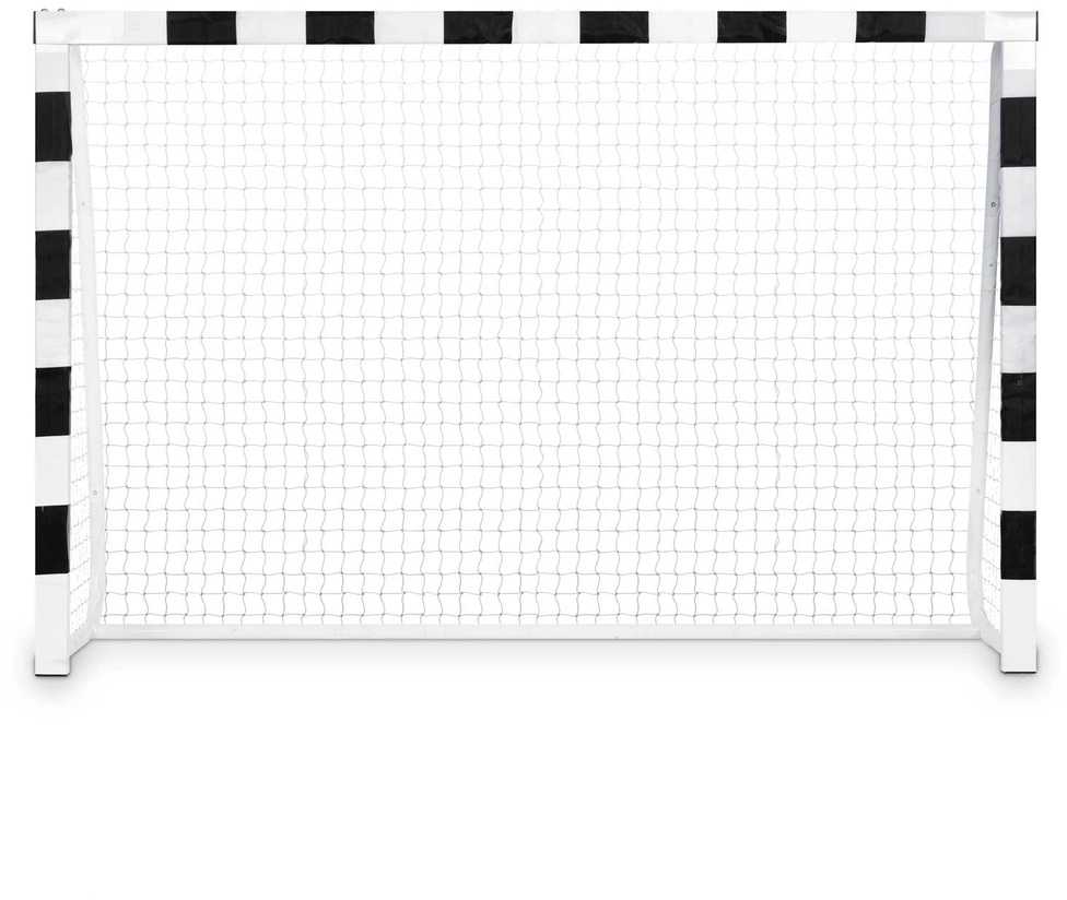 Futbolo vartai 180x120x60 cm, su patvariu tinklu, lengvai surenkami futbolo vartai, lauko futbolo vartai