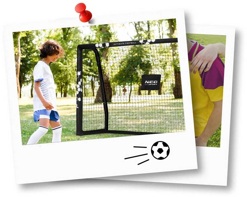 Futbolo vartai 180x120x60 cm, su plieniniu rėmu, lengvas surinkimas, futbolo vartai, sodo futbolo vartai