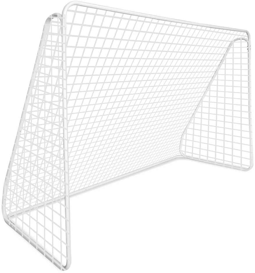 Futbolo vartai 300 cm, nešiojami, balti, vaikams, sodui, kiemo futbolo vartai, mini futbolo vartai