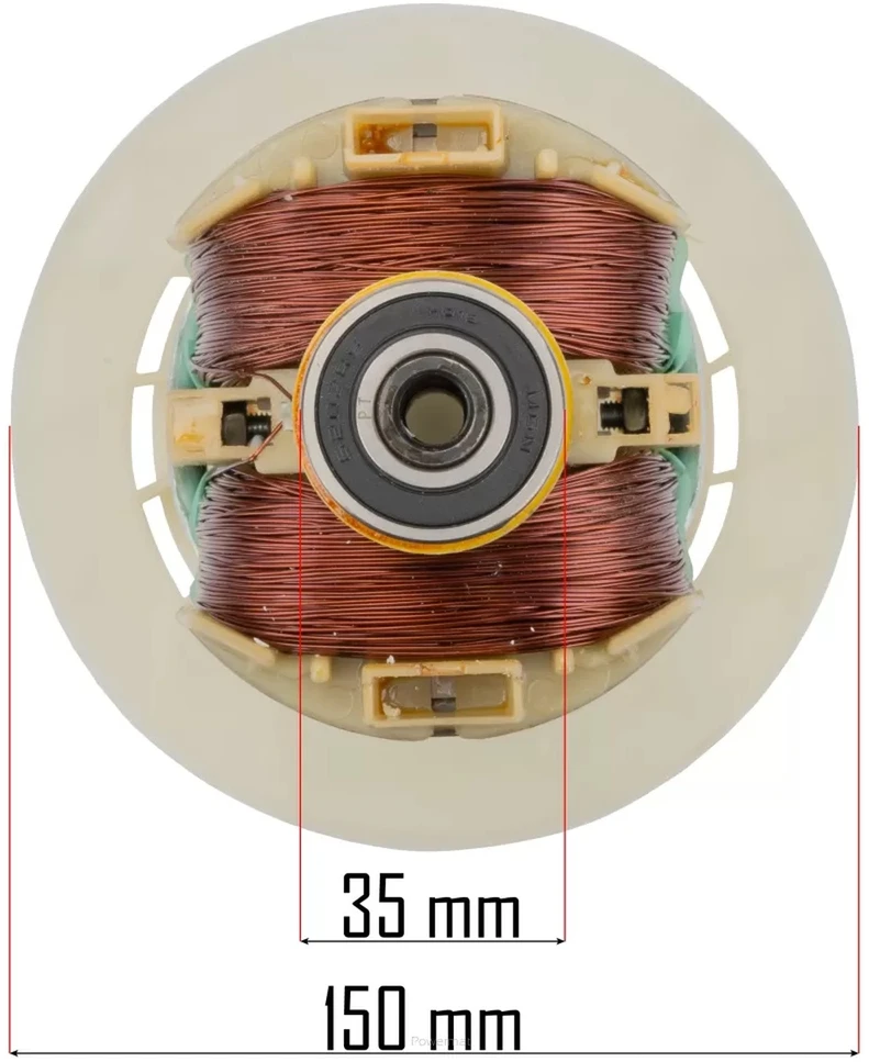 Generatoriaus rotorius, PM-AGR-3000-WI generatoriui, pakeitimo rotorius, suderinamas rotorius, generatoriaus atsarginės dalys