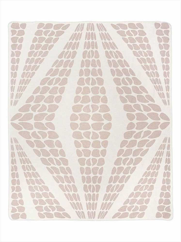 Geometrinio lelijų rašto pledas, 165x200 cm medvilnės ir akrilo mišinys, nerta apdaila, dvipusis namų dekoras, minkštas lovos užtiesalas
