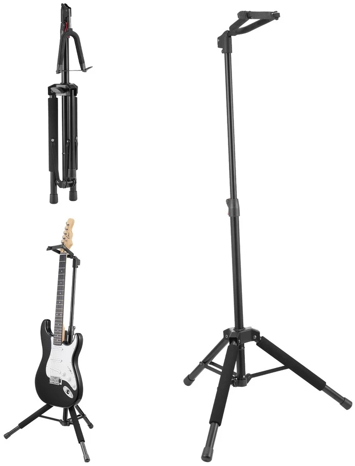 VEVOR Trikojis gitaros stovas, reguliuojamo aukščio