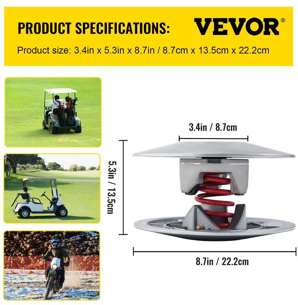 Golfo vežimėlio varomosios sankabos rinkinys, skirtas Yamaha G2-G22, didelis greitis, metalinio paviršiaus pavaros sankaba, Yamaha golfo vežimėlio sankaba, golfo vežimėlio priedai