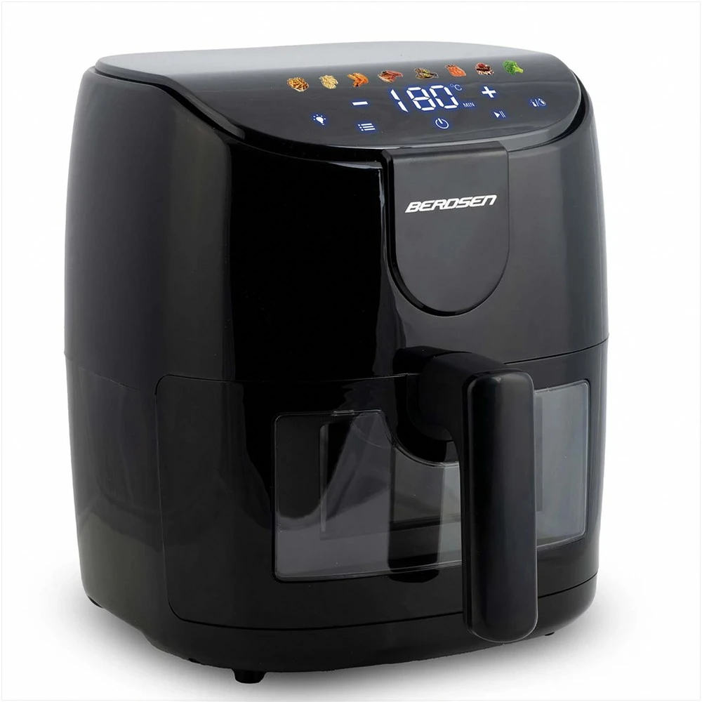 Berdsen BD-658 juoda 4 l bealiejė oro gruzdintuvė 1500 W