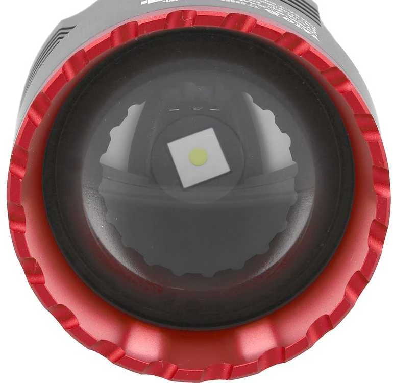 Įkraunamas 10W LED žibintuvėlis, 1000lm ryškumas, vandeniui atsparus žibintuvėlis, rankinis žibintuvėlis, LED žibintas