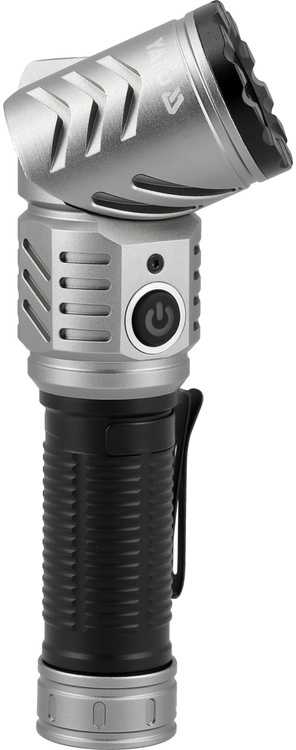 Įkraunamas LED žibintuvėlis, 20 W, 2500 lm, su besisukančia galvute, didelio galingumo žibintas, kompaktiškas darbo žibintas