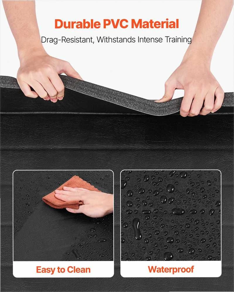 Imtynių kilimėlis 3x1.5m treniruotėms namų sporto salėje, storas vandeniui atsparus PVC treniruočių kilimėlis, įvairių sporto šakų kovos menų tatamis, džiudžitsu ir dziudo kilimėlis