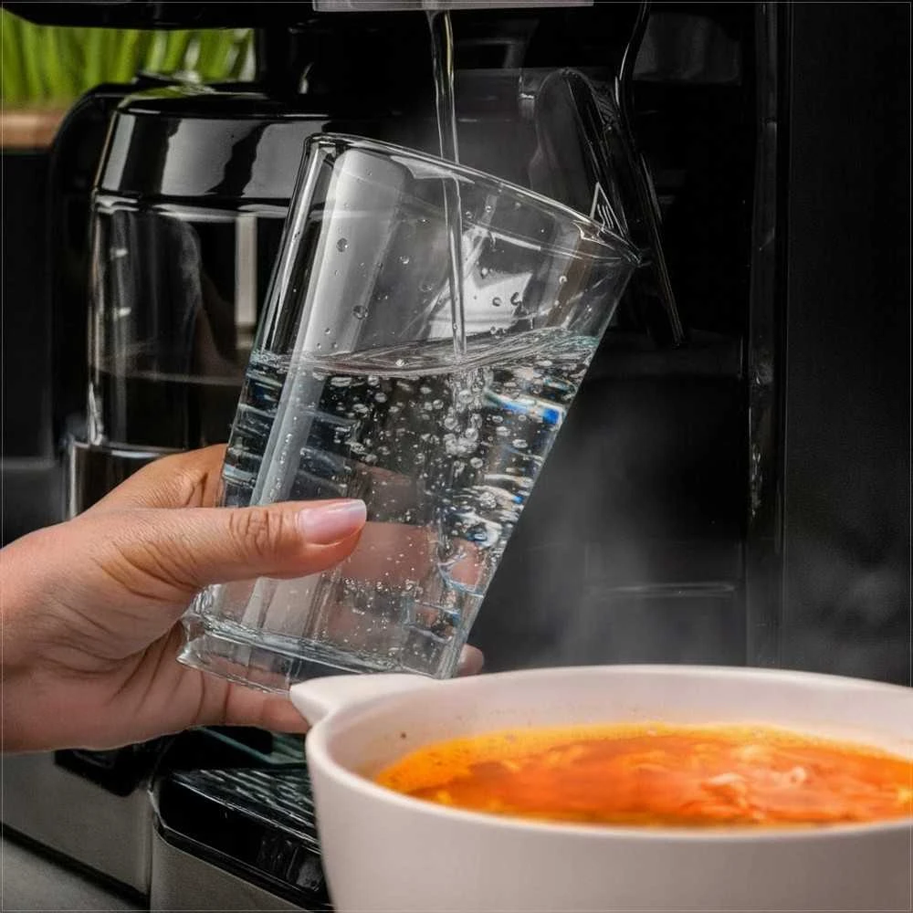 Infuso Kavos aparatas 2 in 1 su karšto vandens dozatoriumi kavai ir arbatai, 1900W, 1.8L vandens talpa, 24h laikmatis, lašelinis kavos virimo aparatas, elektrinis virdulys