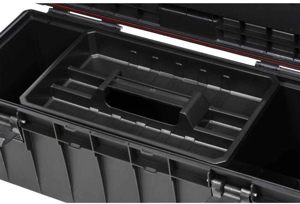Įrankių dėžė su organizatoriumi, ergonomiško dizaino, įrankių laikymui, užrakinama įrankių dėžė, įrankių dėklas, įrankių laikymo dėžė