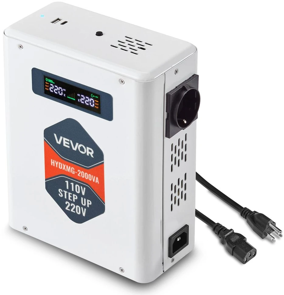 VEVOR Įtampos keitiklis 2000VA, 110V į 220V