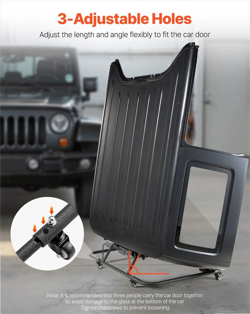 VEVOR Judamas kieto stogo vežimėlis Jeep Wrangler
