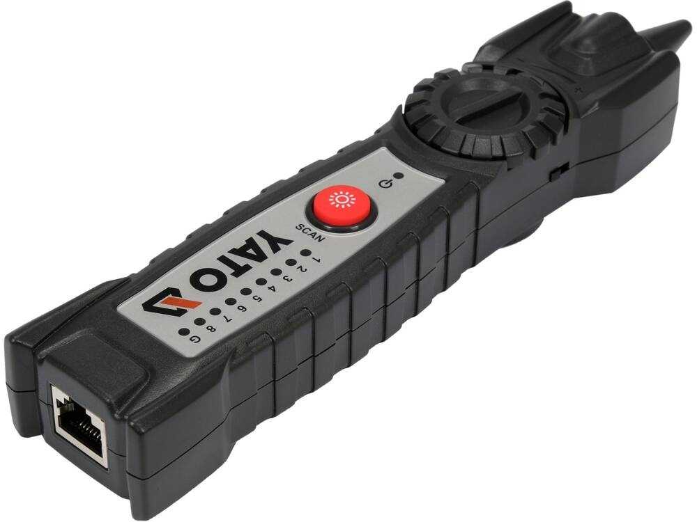 Kabelių ir tinklo laidų lokatorius, skirtas RJ11 ir RJ45 kabeliams, laidų ieškiklis, kabelių testeris