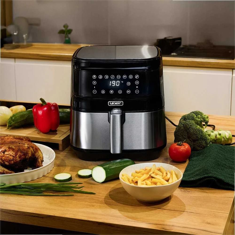Karšto oro gruzdintuvė Yoer 4in1 6L 1700W +WiFi