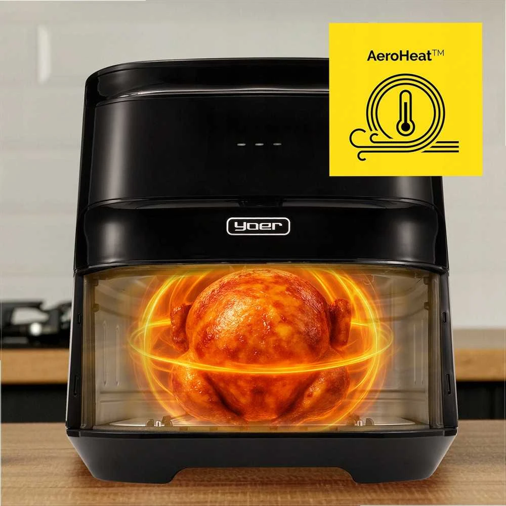 Karšto oro gruzdintuvė Yoer 4in1 6L 1700W +WiFi