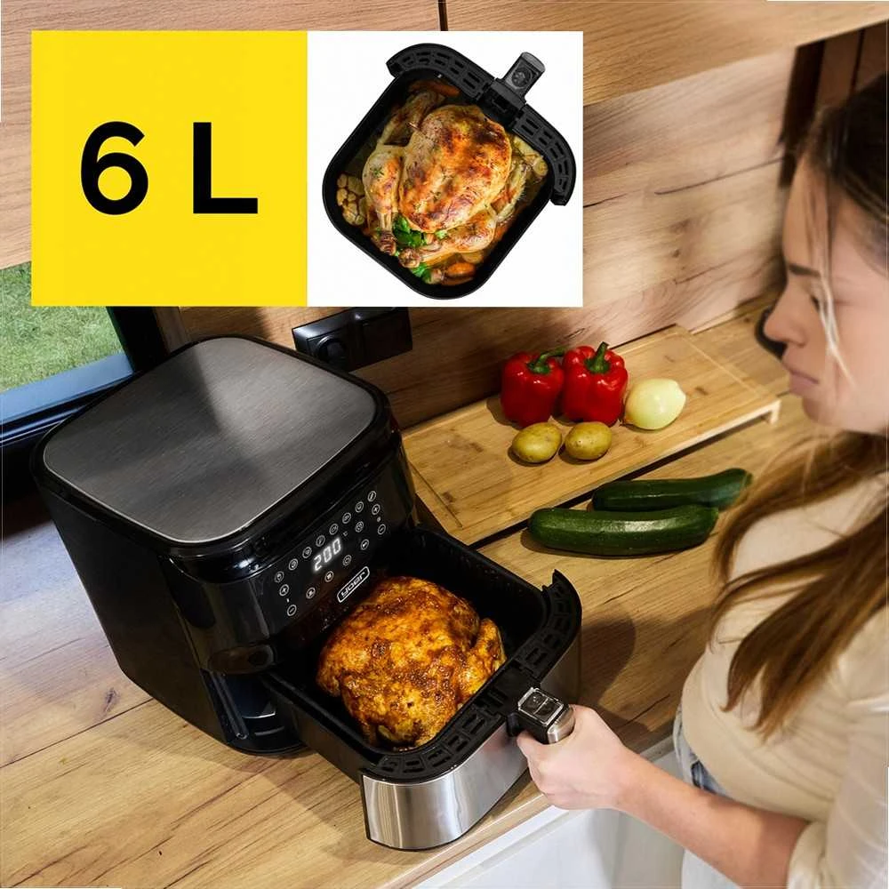 Karšto oro gruzdintuvė Yoer 4in1 6L 1700W +WiFi