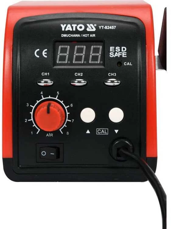 Karšto oro litavimo stotis su LED ekranu, temperatūros valdymu, elektronikos remontui, perdirbimo stotis, SMD perdirbimo stotis
