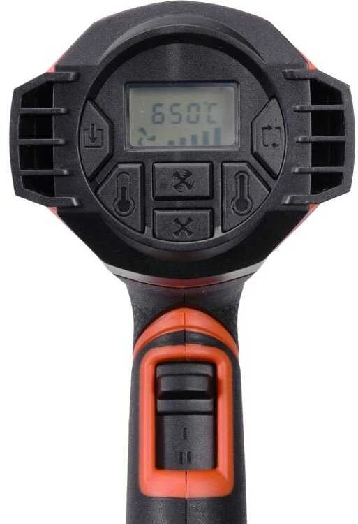 Karšto oro pistoletas 1600W, su LCD ekranu, įvairioms reikmėms, karšto oro pistoletas, dažų valiklis