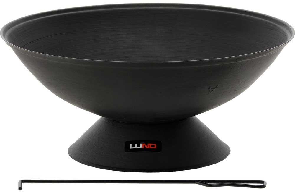Ketaus laužavietė su grotelėmis ir žarstekliu, 56 cm laužavietė