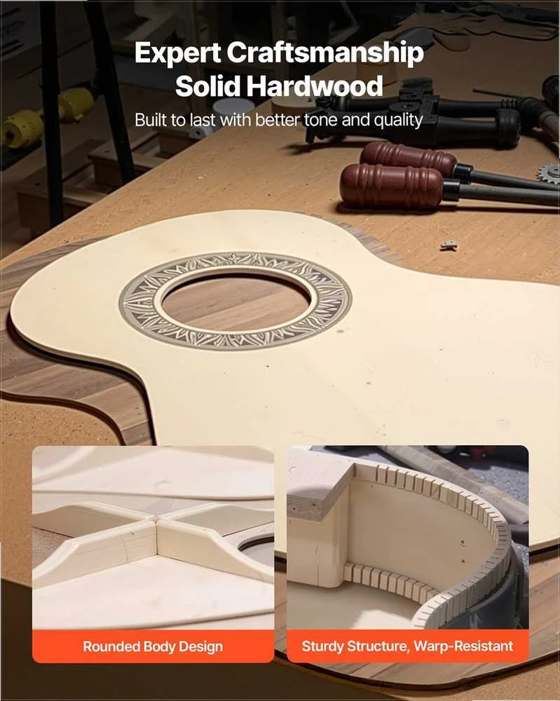 Klasikinės gitaros pradedančiųjų rinkinys, viso dydžio 960 mm instrumentas su nailoninėmis stygomis, dėklu ir derintuvu, mėlynos spalvos liepos medienos klasikinės gitaros rinkinys pradedantiesiems