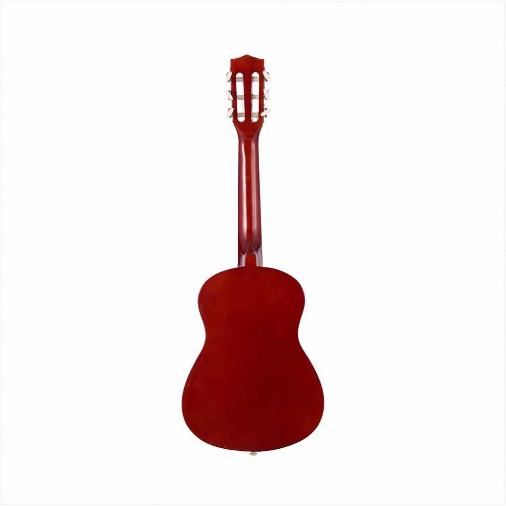 Klasikinės gitaros pradedančiųjų rinkinys, 780 mm medinė gitara su priedais, nailoninėmis stygomis, dėklu, derintuvu, saulės spindulių spalvos apdaila, pradedančiųjų gitaros komplektas