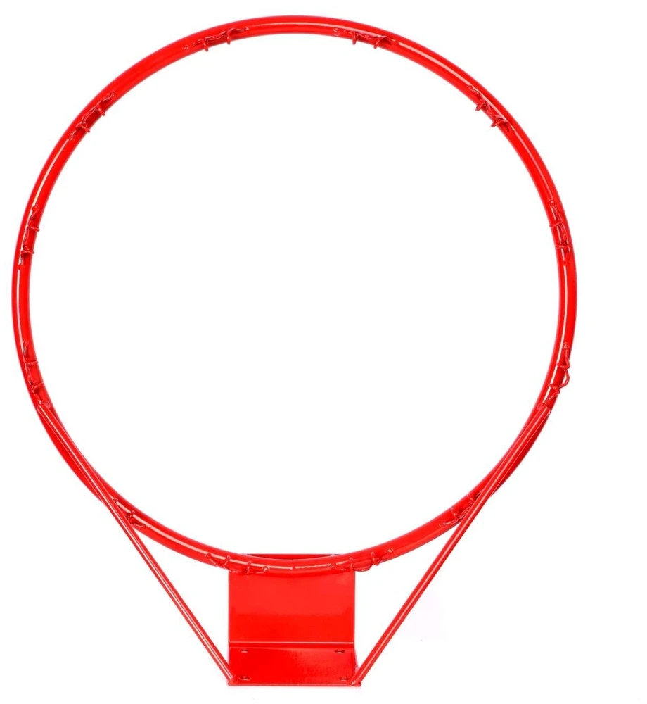 Krepšinio lankas 45 cm, tvirtinimo rinkinys, tinklas, raudonas plieno žiedas, mėgėjiškas, krepšinio lenta, sieninis lankas, vaikams, lauko