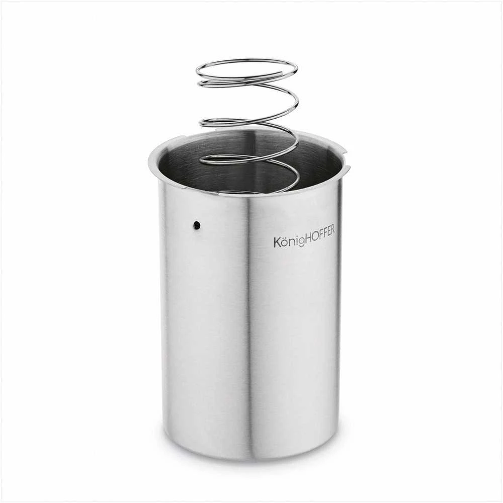 Konighoffer Kumpio virimo aparato rinkinys su puodu ir termometru naminiams mėsos gaminiams, nerūdijančio plieno virtuvės komplektas, 4 l puodas ir 1.5 l kumpio virimo indas, mėsos gaminimo įranga