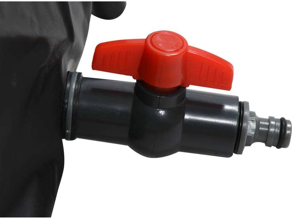 Lietaus vandens talpa 100L, su filtru, PVC medžiaga, sulankstoma vandens talpa, sodo vandens talpykla