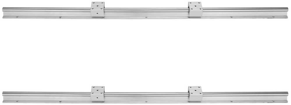 VEVOR Linijiniai kreipikliai CNC staklėms SBR20 1000mm, linijinės ašys, guolių komplektas, linijinis judėjimas