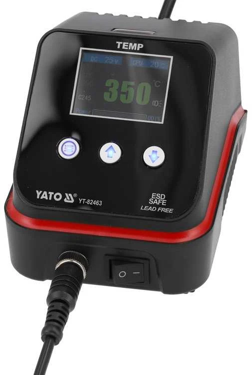 Litavimo stotis C245 antgaliais, LCD, reguliuojama temperatūra, skaitmeninė litavimo stotelė