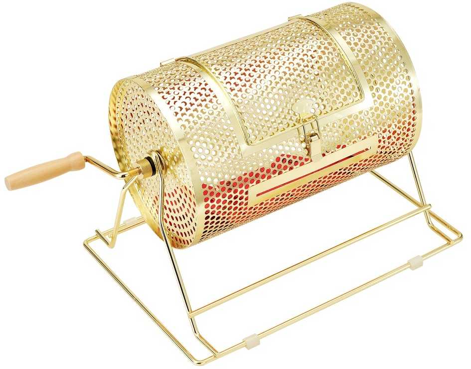 Loterijos būgnas renginiams, žalvariu dengtas besisukantis narvas, talpina 2500 bilietų, metalinis loterijos būgnas, bingo būgnas