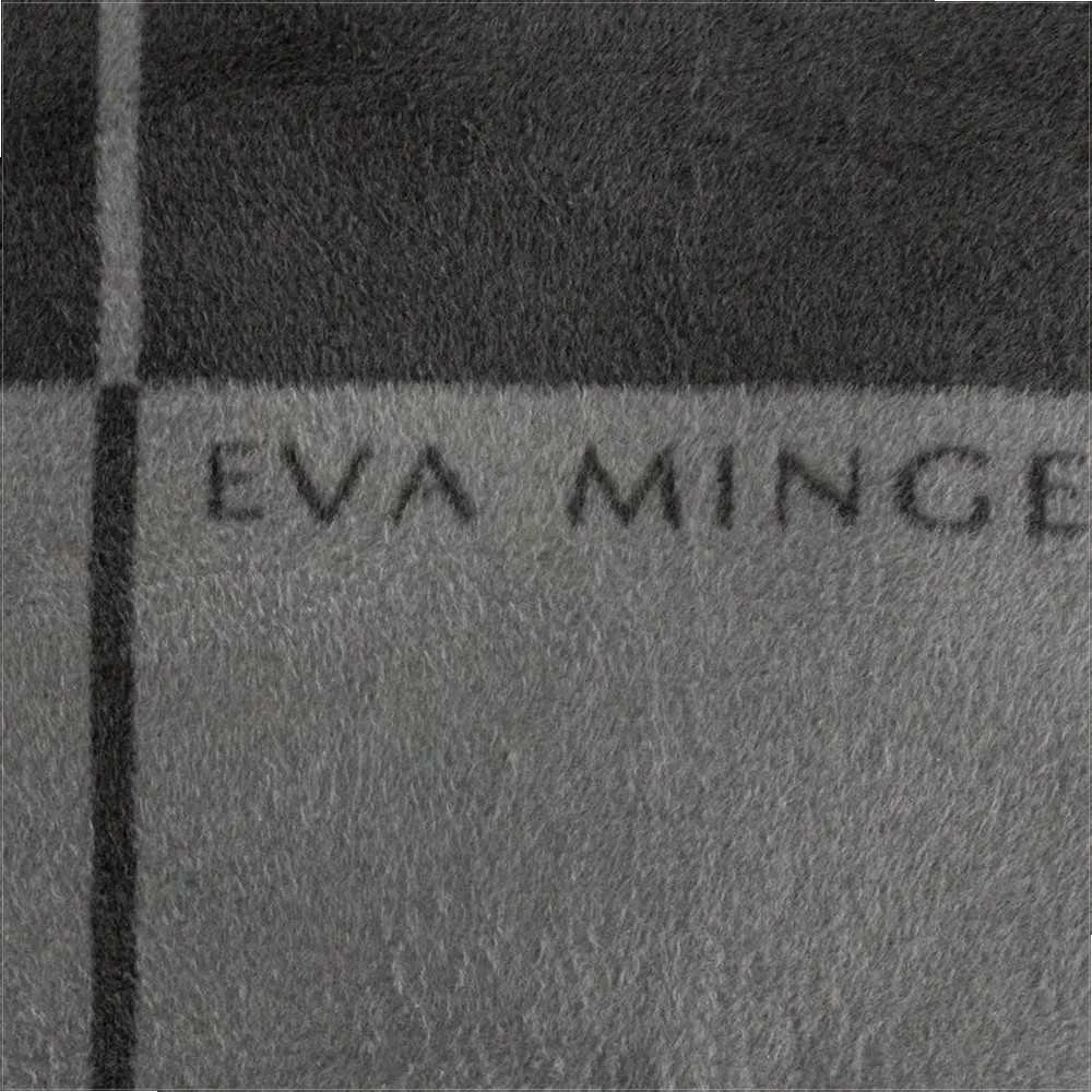 Eurofirany Medvilninis akrilo pledas 220x240 cm, sidabrinės plieno juostos, didelė lovatiesė, minkštas užtiesalas lovai