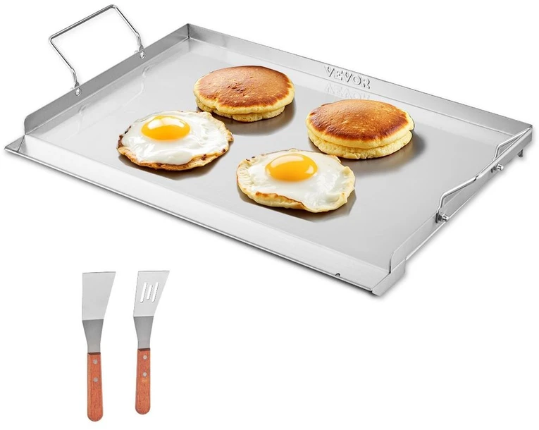 VEVOR Nerūdijančio plieno plokščias grilis 585x406 mm